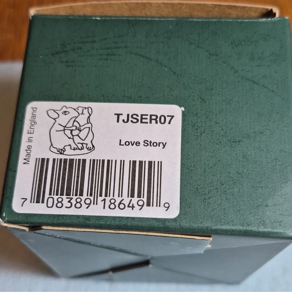 HARMONY KINGDOM Treasure Jests Love Story Mouse 2006 Resin Trinket Boxed